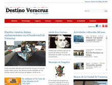Tablet Screenshot of destinoveracruz.com